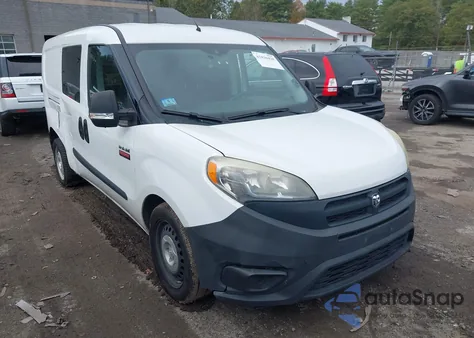 2017 Ram Promaster City Tradesman из США, поврежденный, VIN ZFBERFAB2H6F48000